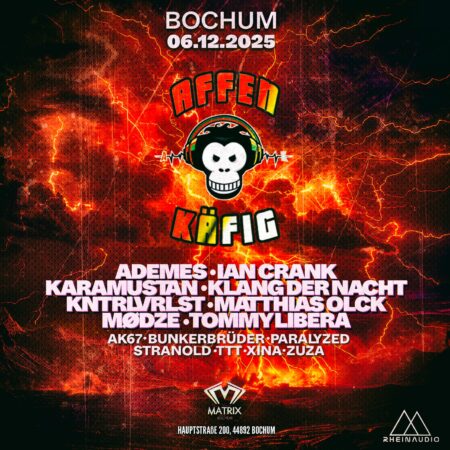 Tickets 7 Affenkäfig XXX Matrix XXX Bochum 06.12.2025