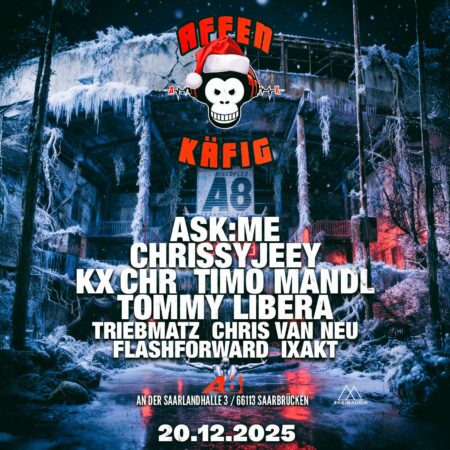 Tickets 2 Affenkäfig xxx A8 xxx Saarbrücken 20.12.2025